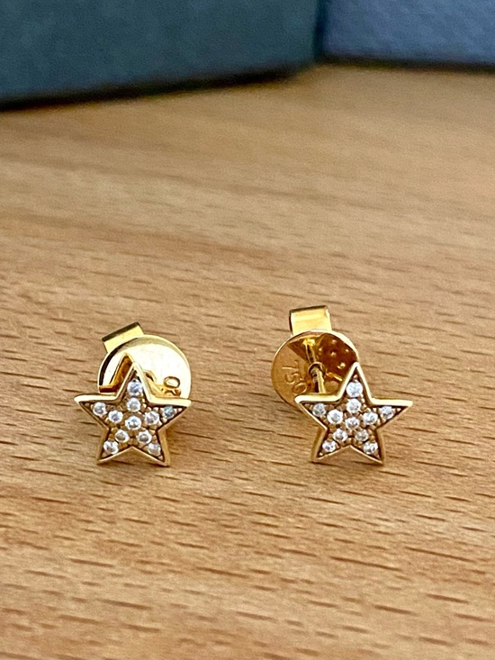 Bony Levy Jewelry - Bony Levy Gold Star 18K Yellow Gold Stud Earrings